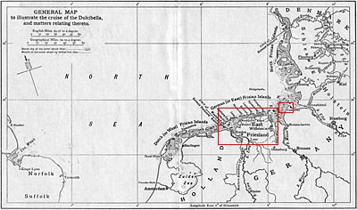 Map A Cruise Of The Dulcibella