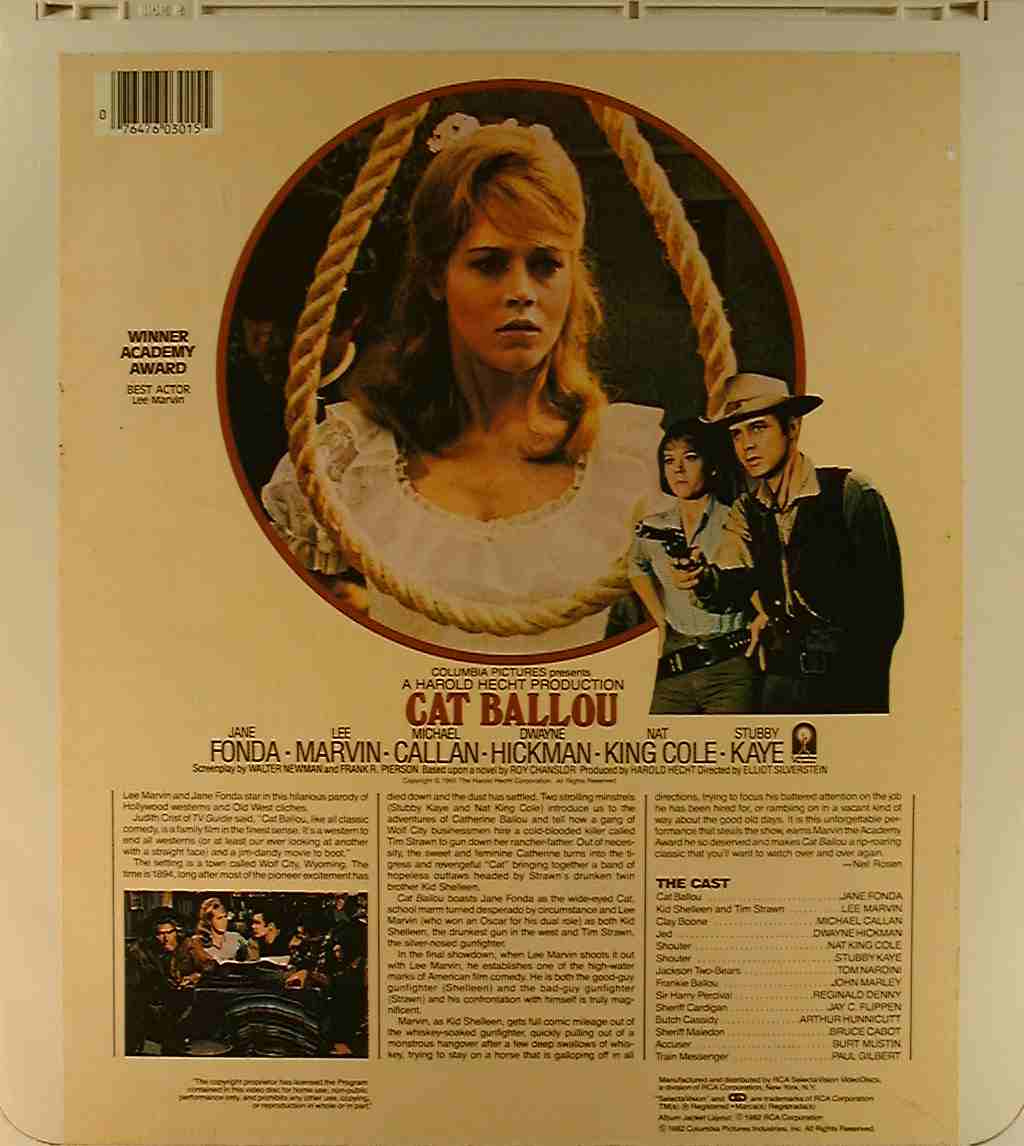 CED title precursor to the Blu-ray DVD movie disc format