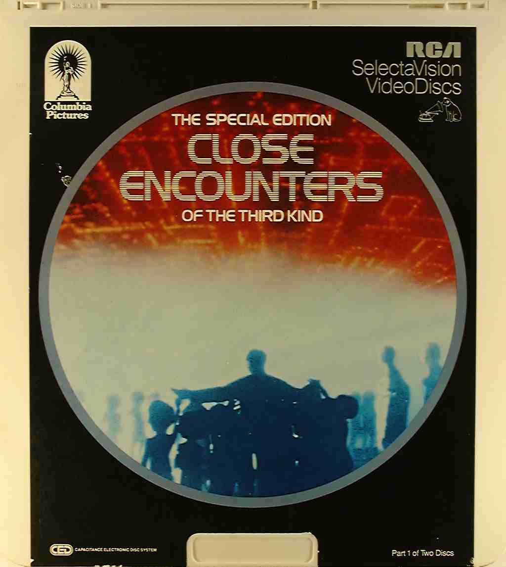 CED title precursor to the Blu-ray DVD movie disc format