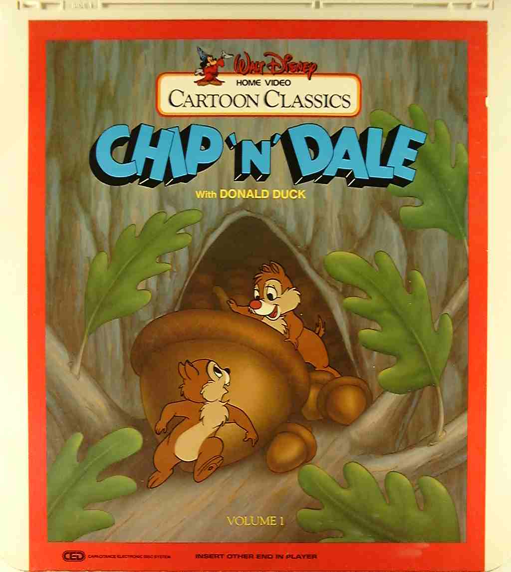 CED title precursor to the Blu-ray DVD movie disc format