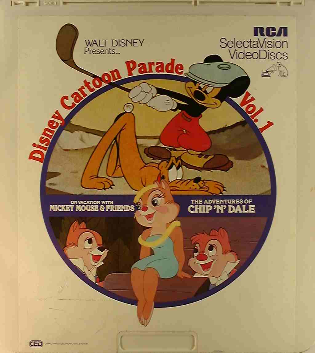 CED title precursor to the Blu-ray DVD movie disc format