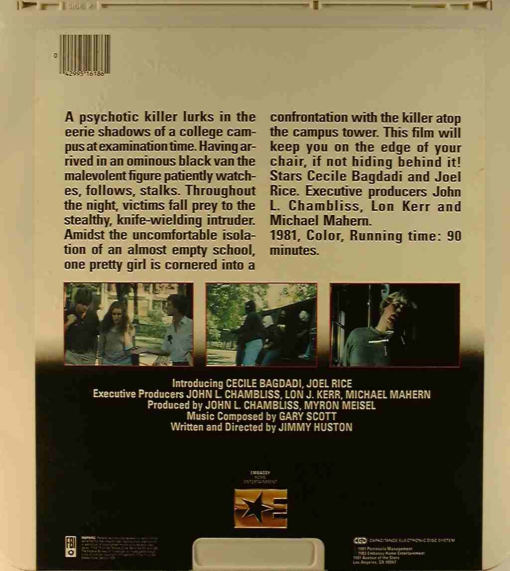 CED title precursor to the Blu-ray DVD movie disc format