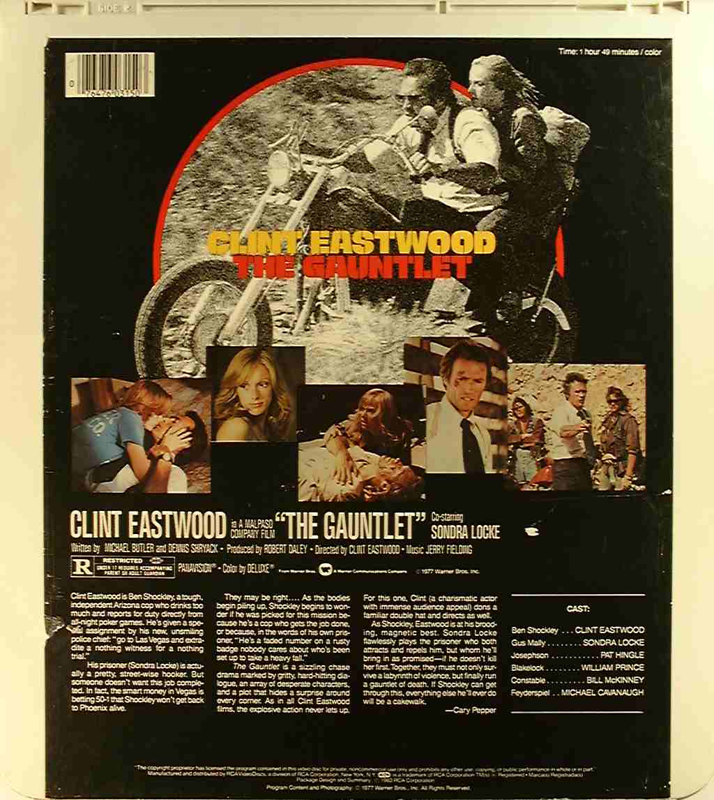 CED title precursor to the Blu-ray DVD movie disc format