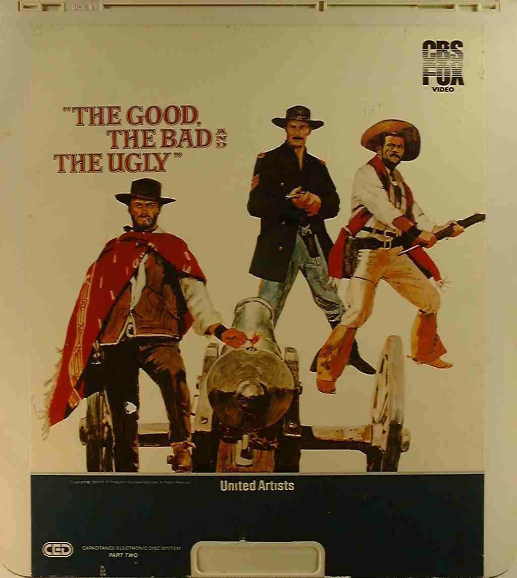 CED title precursor to the Blu-ray DVD movie disc format