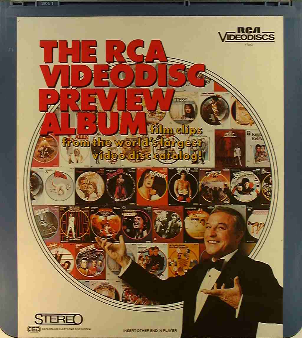 CED title precursor to the Blu-ray DVD movie disc format