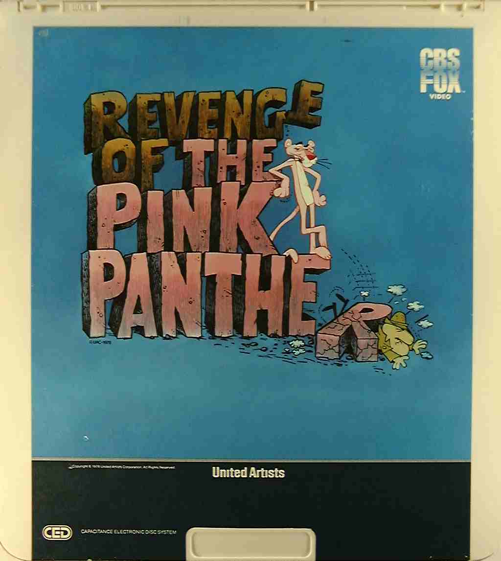 CED title precursor to the Blu-ray DVD movie disc format