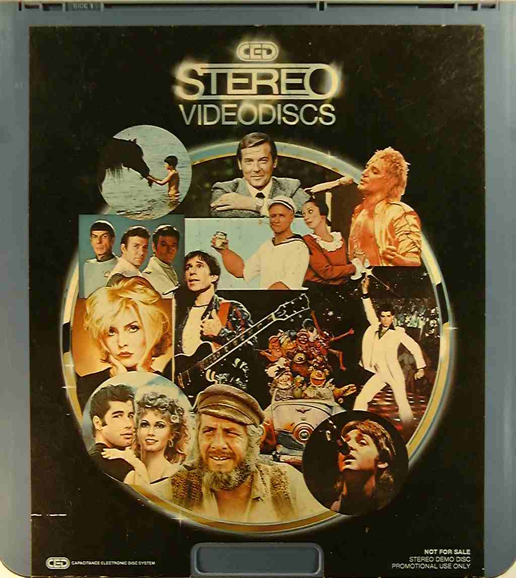 CED title precursor to the Blu-ray DVD movie disc format