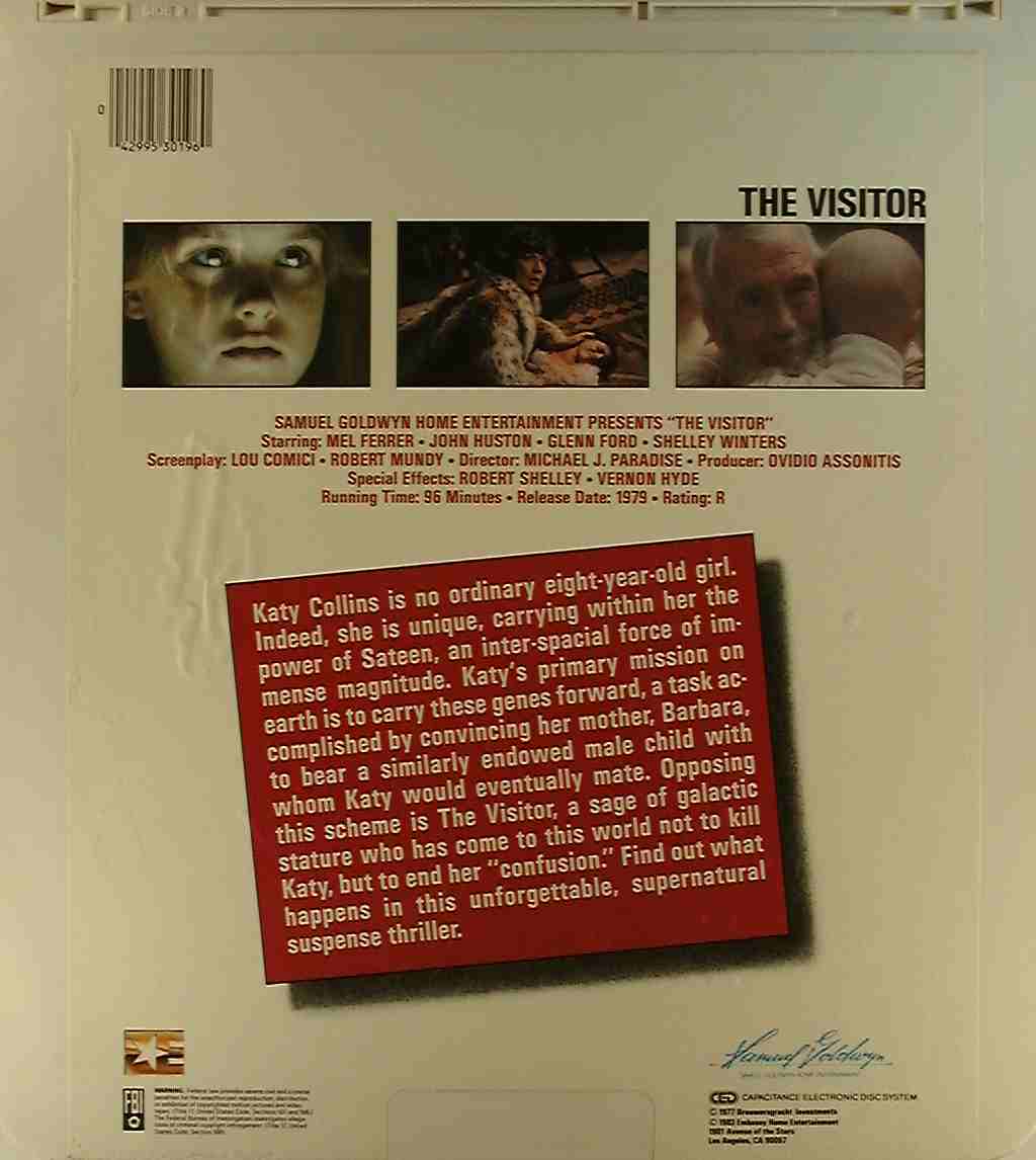 CED title precursor to the Blu-ray DVD movie disc format