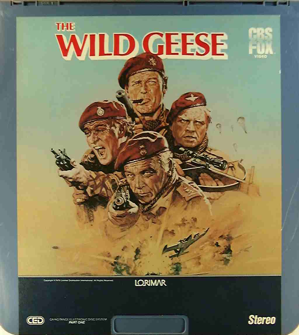 CED title precursor to the Blu-ray DVD movie disc format